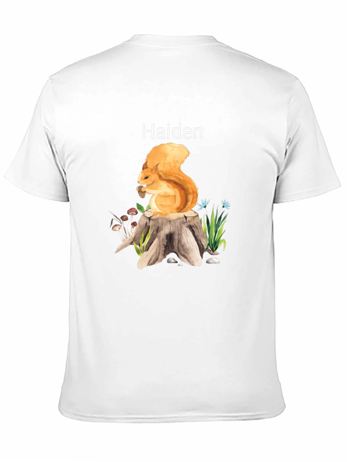 Squirrel T-Shirt - Personalized Name Tee