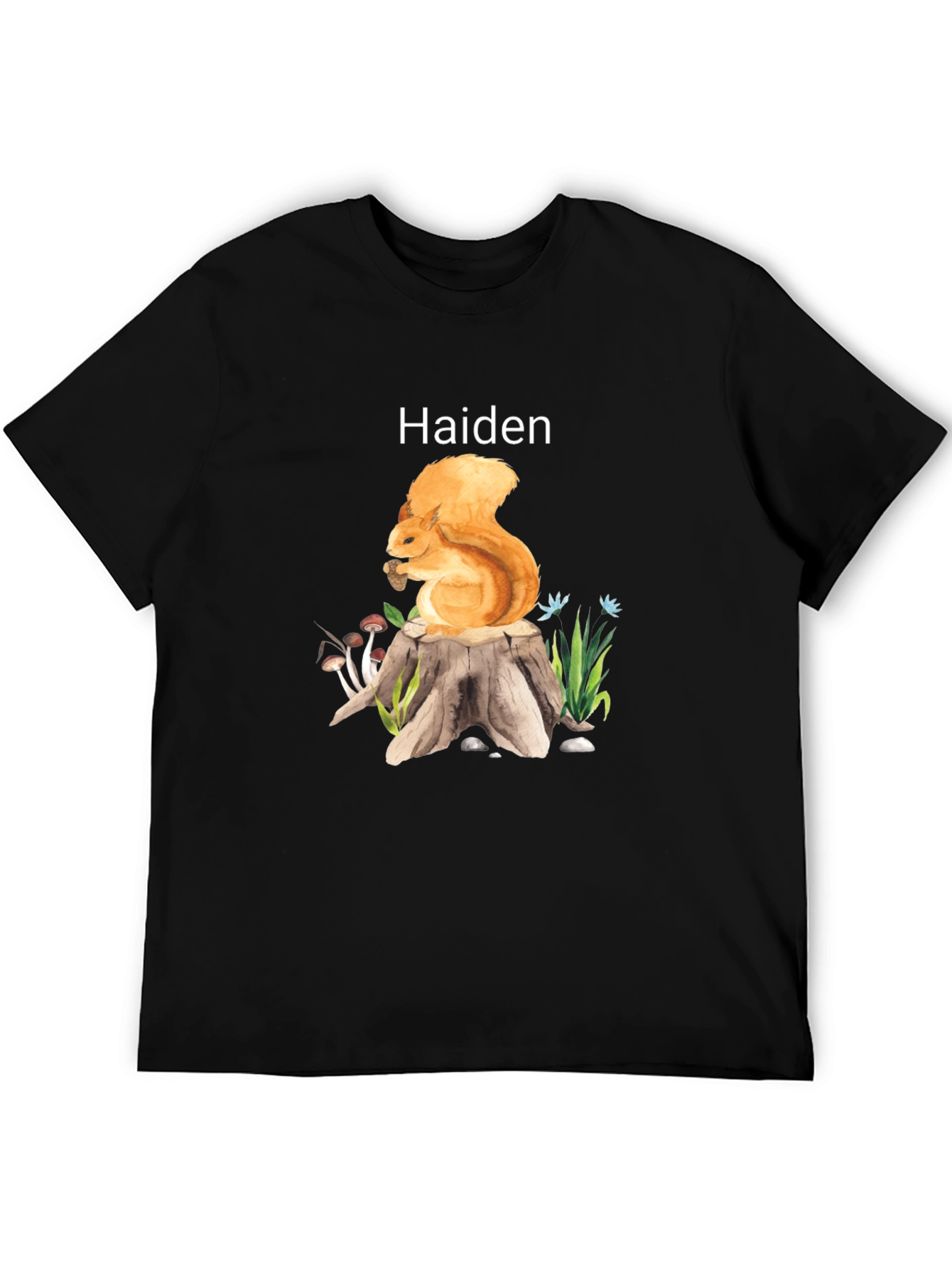 Squirrel T-Shirt - Personalized Name Tee