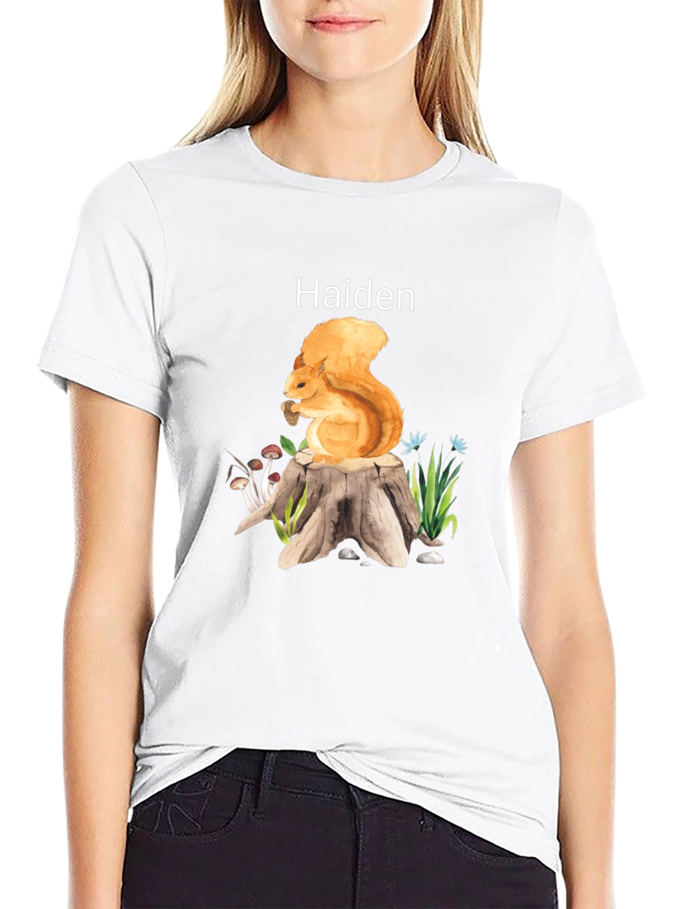 Squirrel T-Shirt - Personalized Name Tee