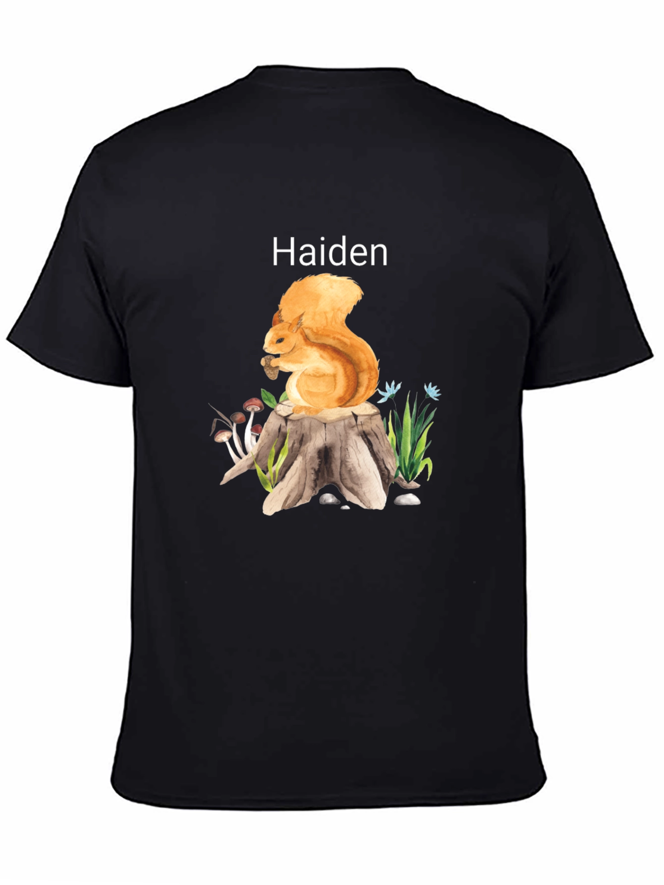 Squirrel T-Shirt - Personalized Name Tee