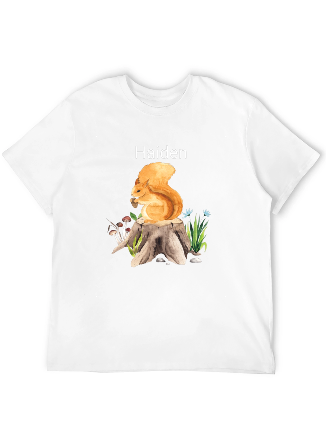Squirrel T-Shirt - Personalized Name Tee
