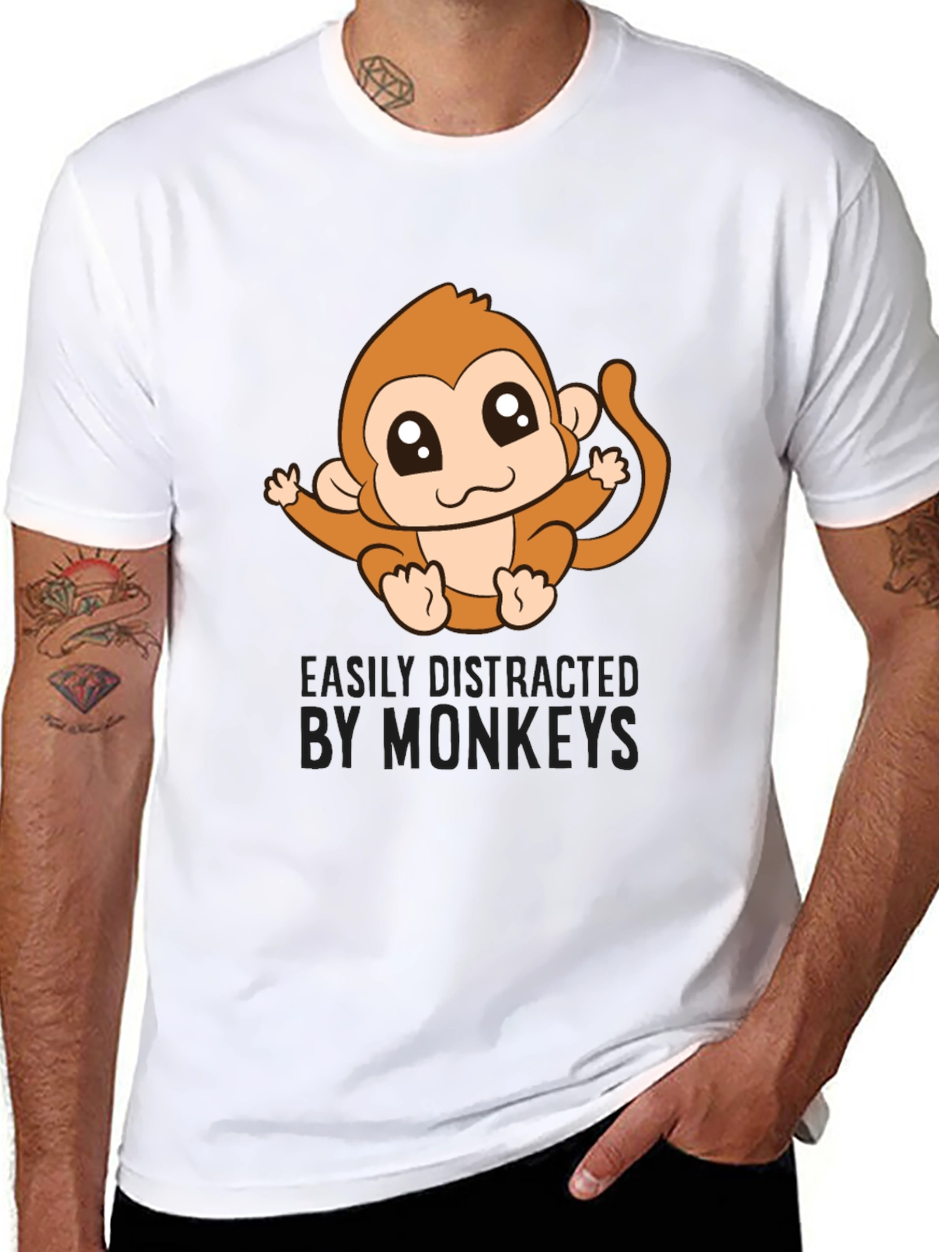 Easily Distracted by Monkeys T-Shirt