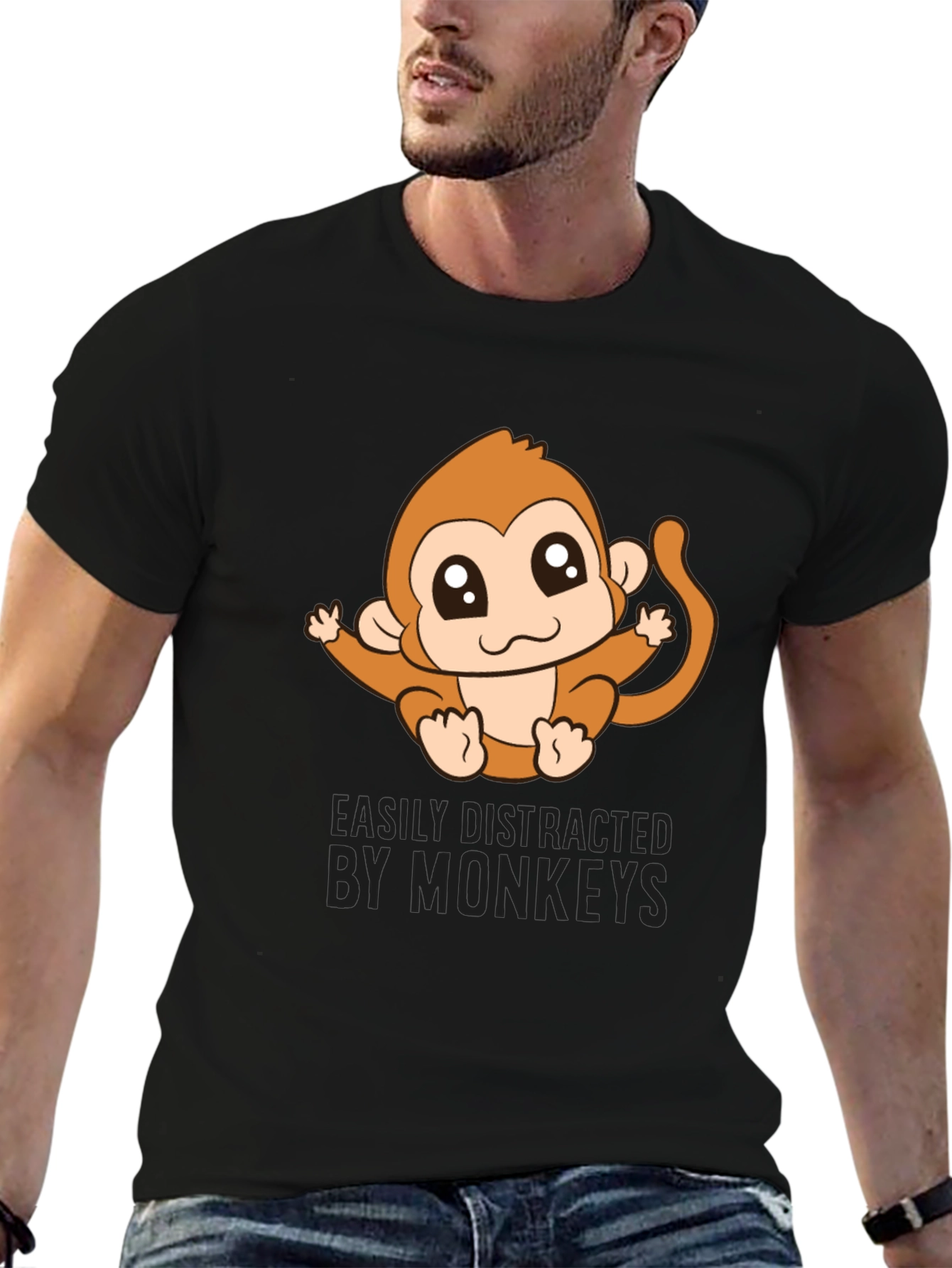 Easily Distracted by Monkeys T-Shirt