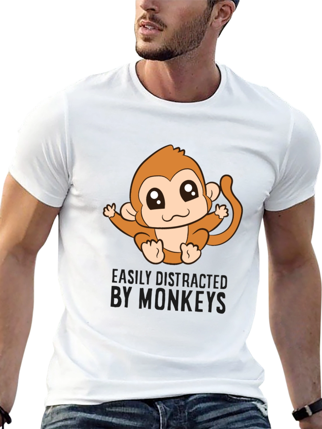 Easily Distracted by Monkeys T-Shirt