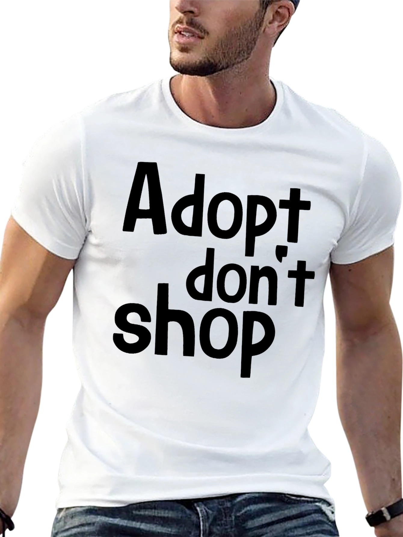 Adopt Dont Shop Graphic Tee
