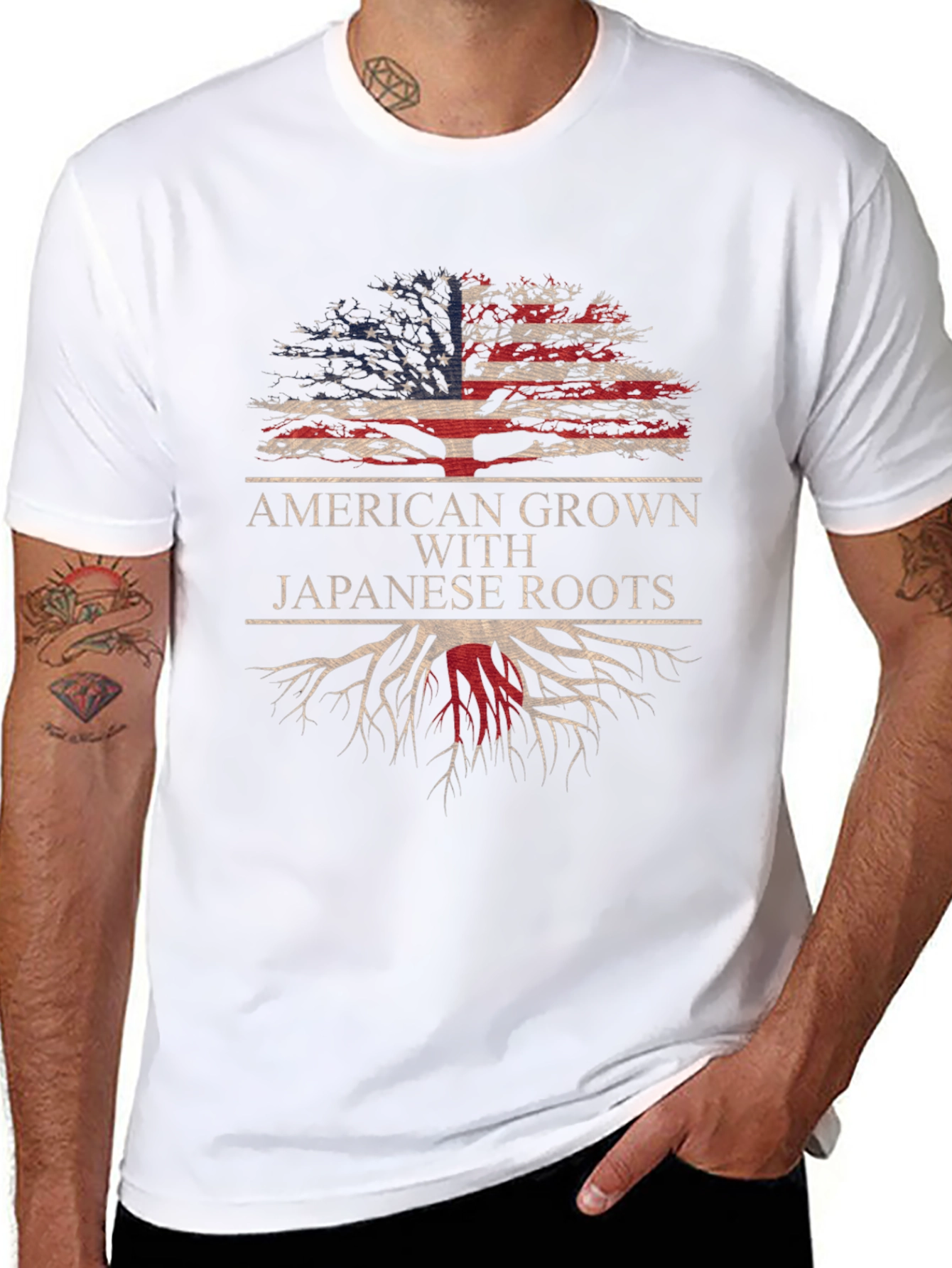 American Grown with Japanese Roots T-Shirt