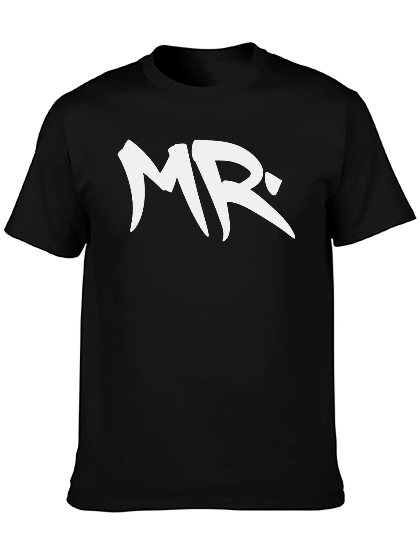 MR. Graphic Print Black T-Shirt