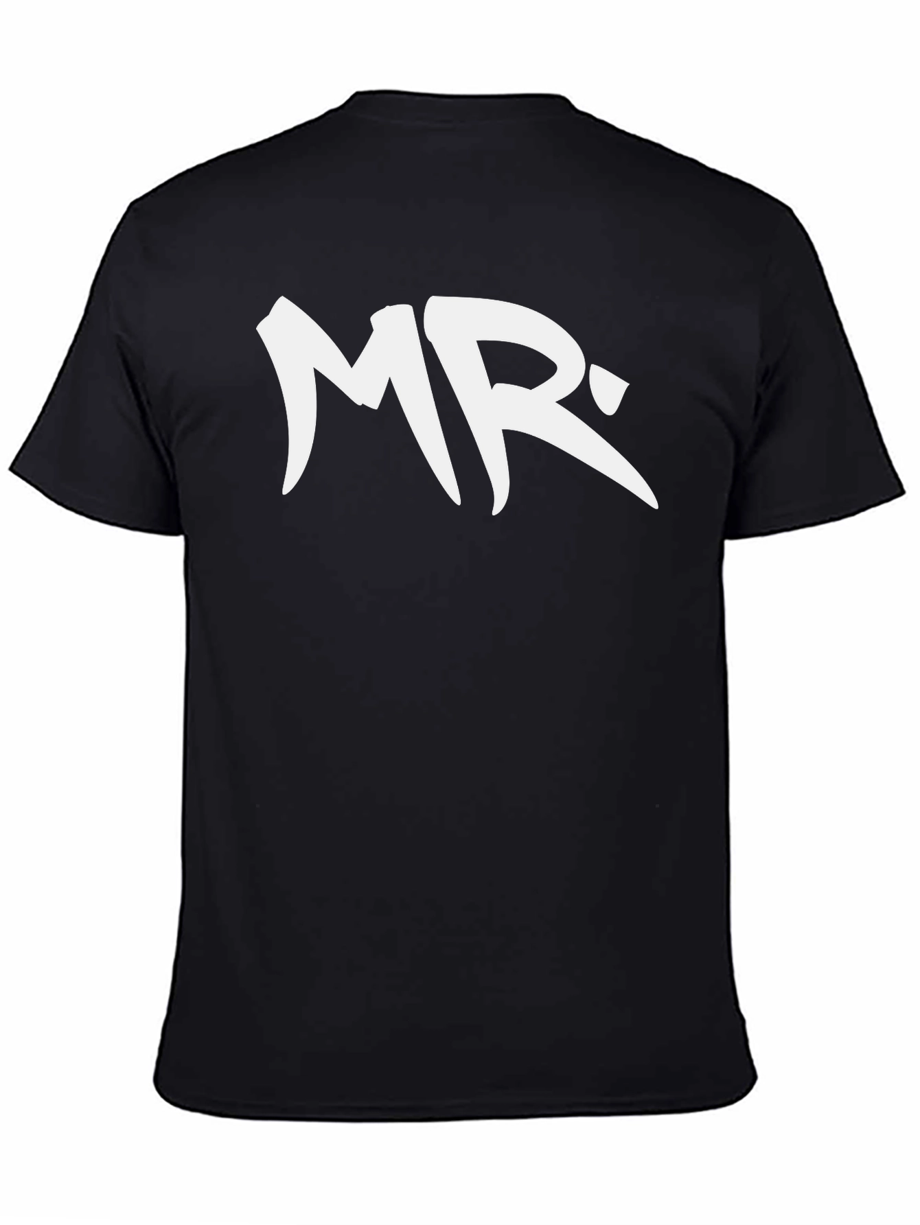 MR. Graphic Print Black T-Shirt