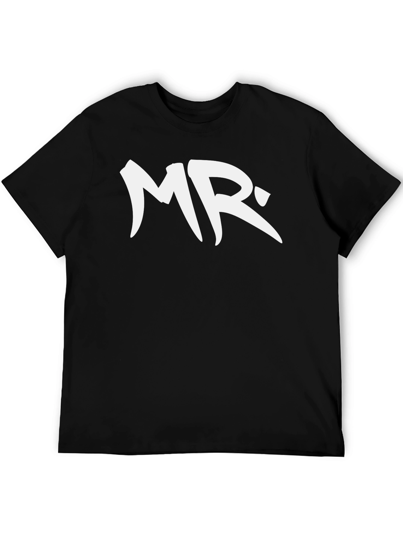 MR. Graphic Print Black T-Shirt