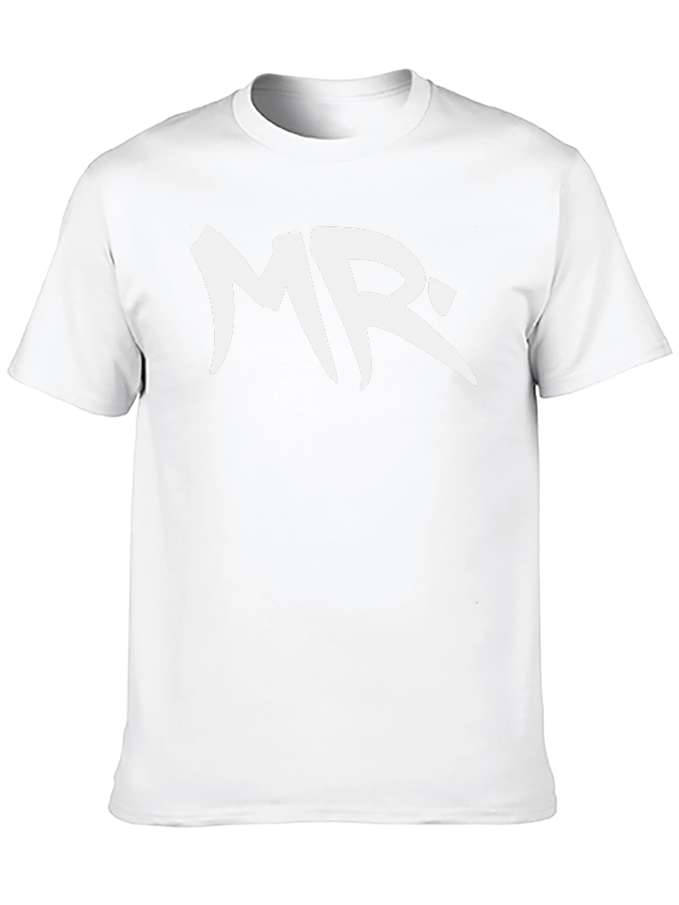 MR. Graphic Print Black T-Shirt