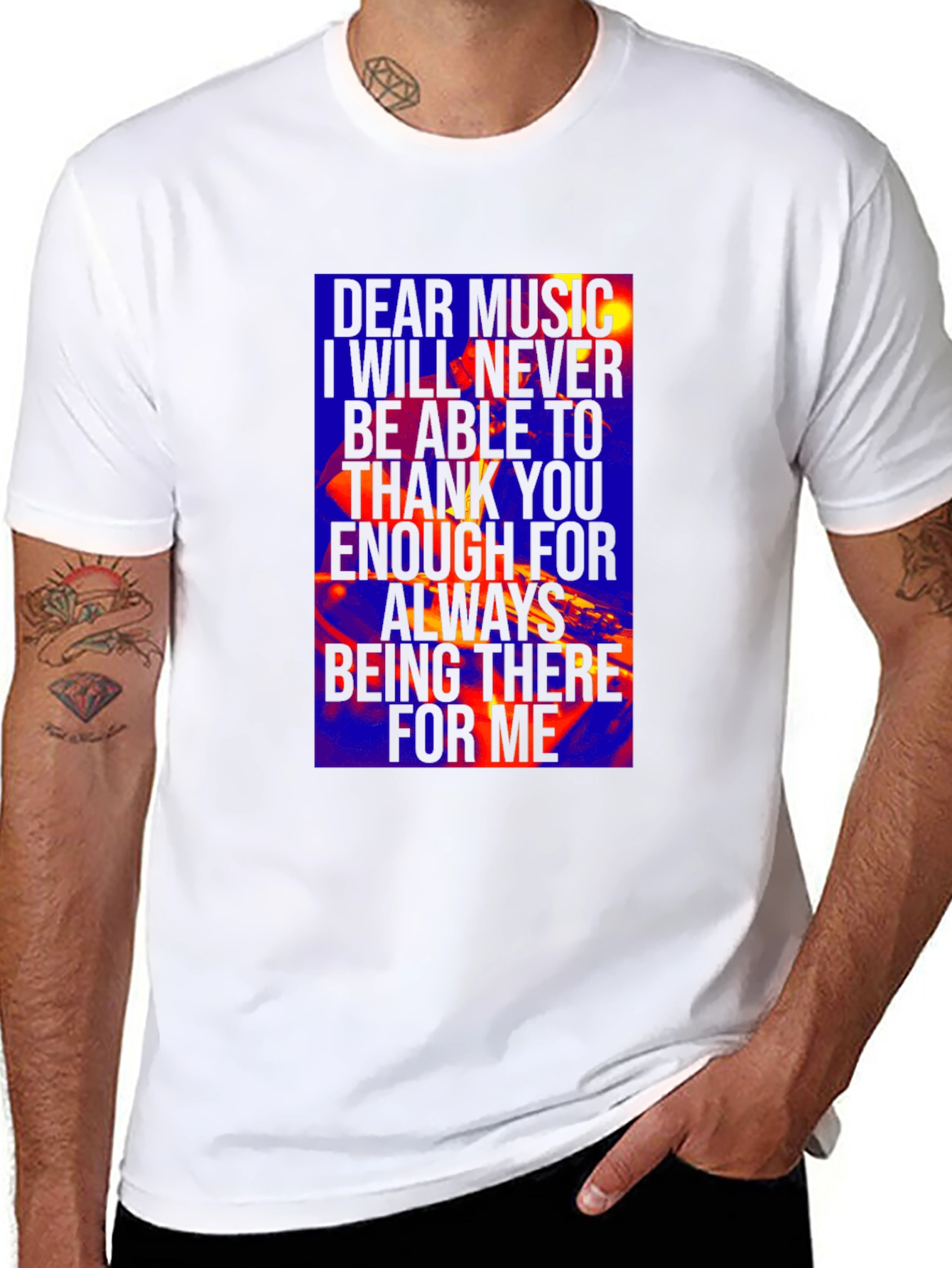 Dear Music Black T-Shirt