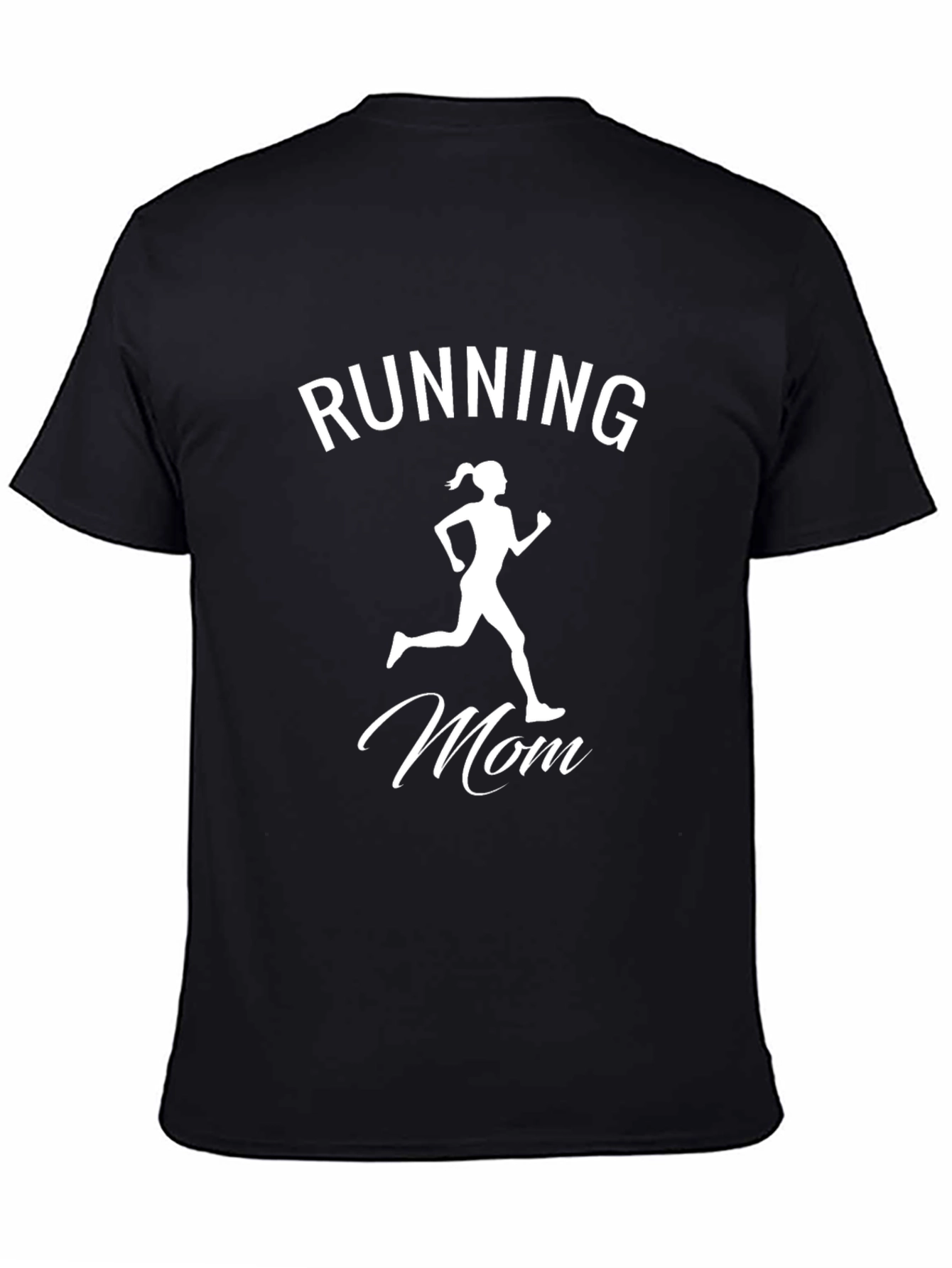 Running Mom Black T-Shirt