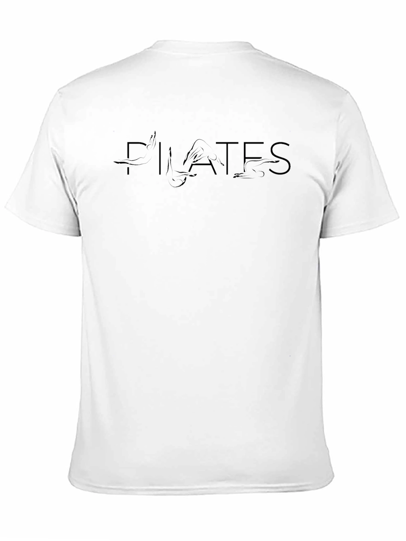 Pilates Graphic Tee - Black Casual T-Shirt