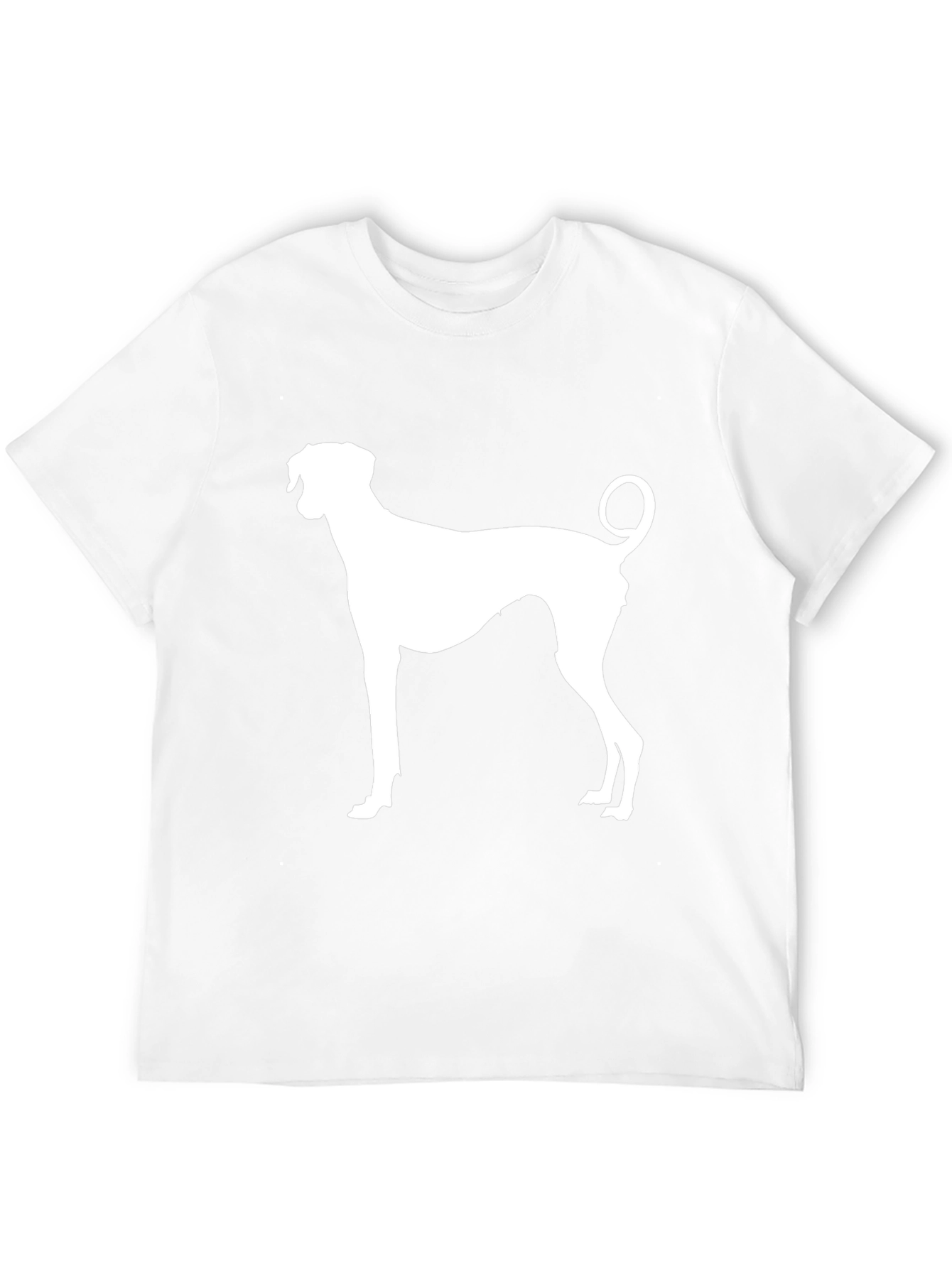 Dog Silhouette Black T-Shirt