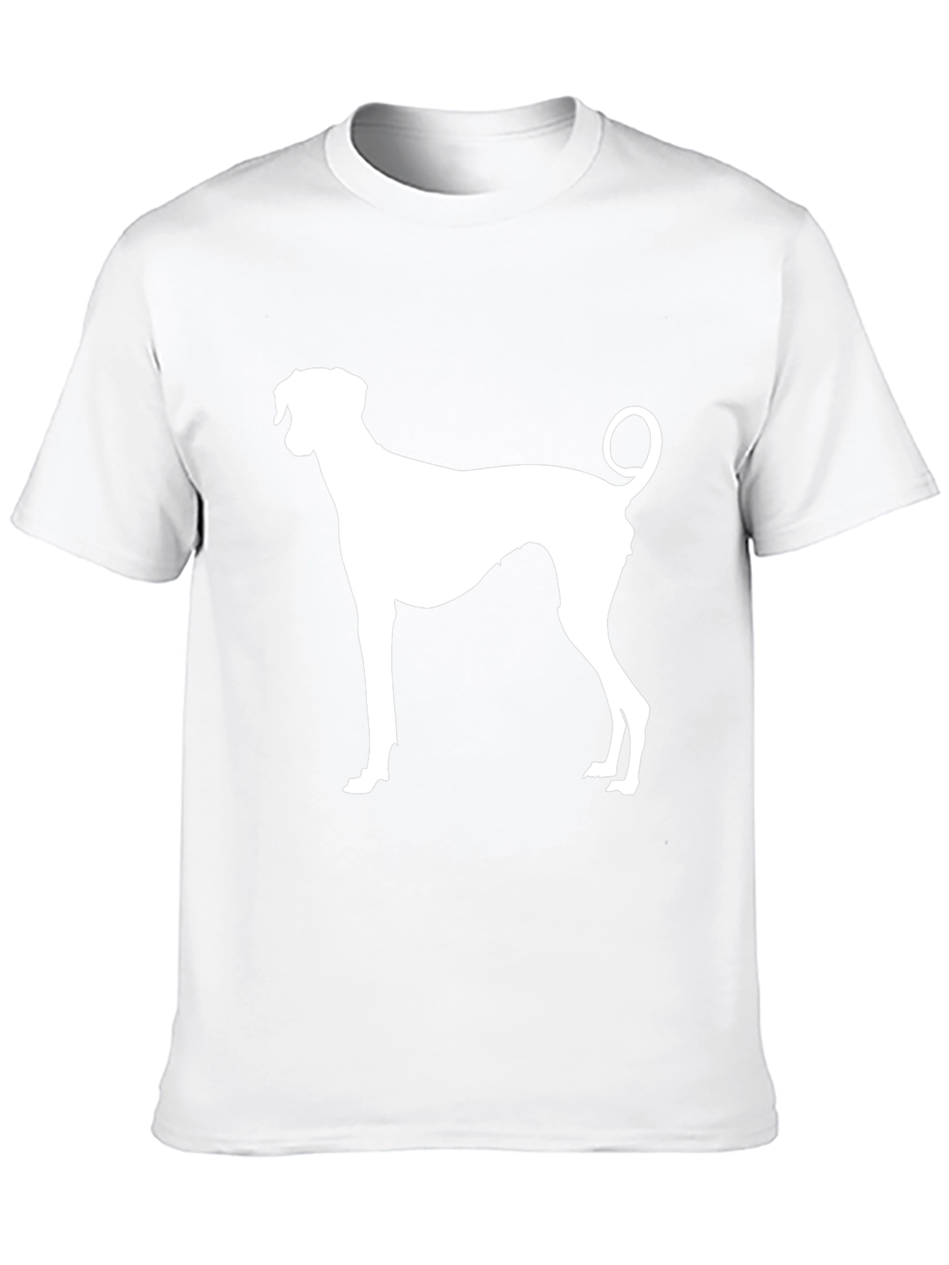 Dog Silhouette Black T-Shirt