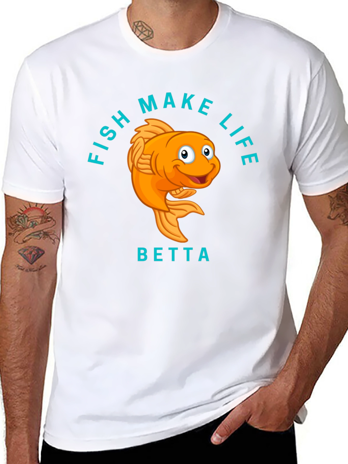 Fish Make Life Betta T-Shirt