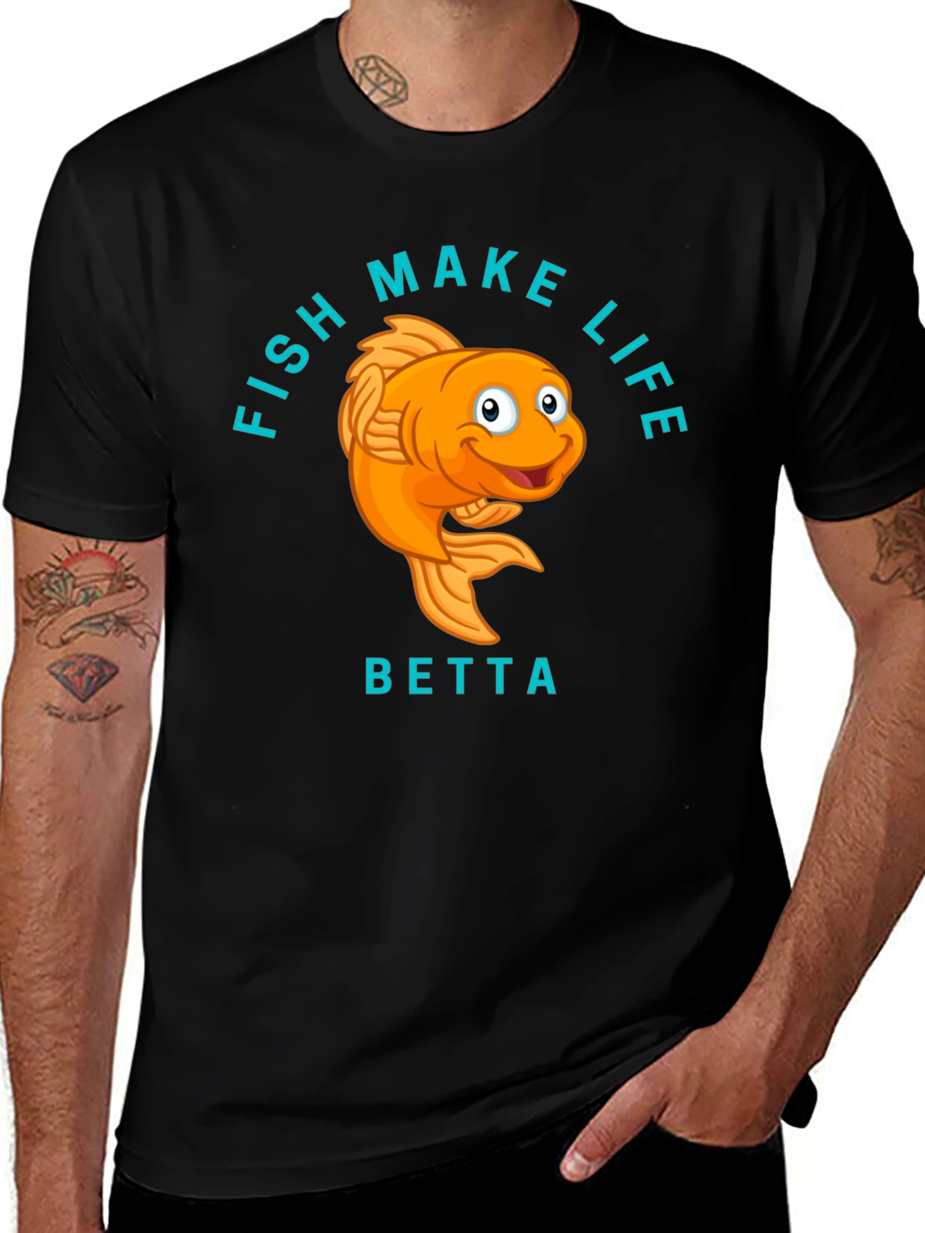 Fish Make Life Betta T-Shirt