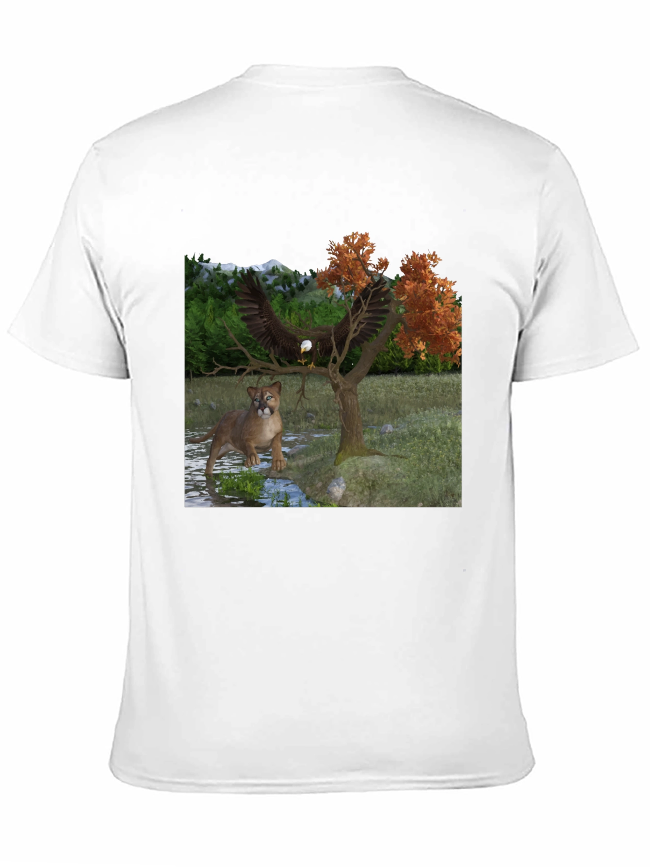Eagle and Cougar Graphic Tee