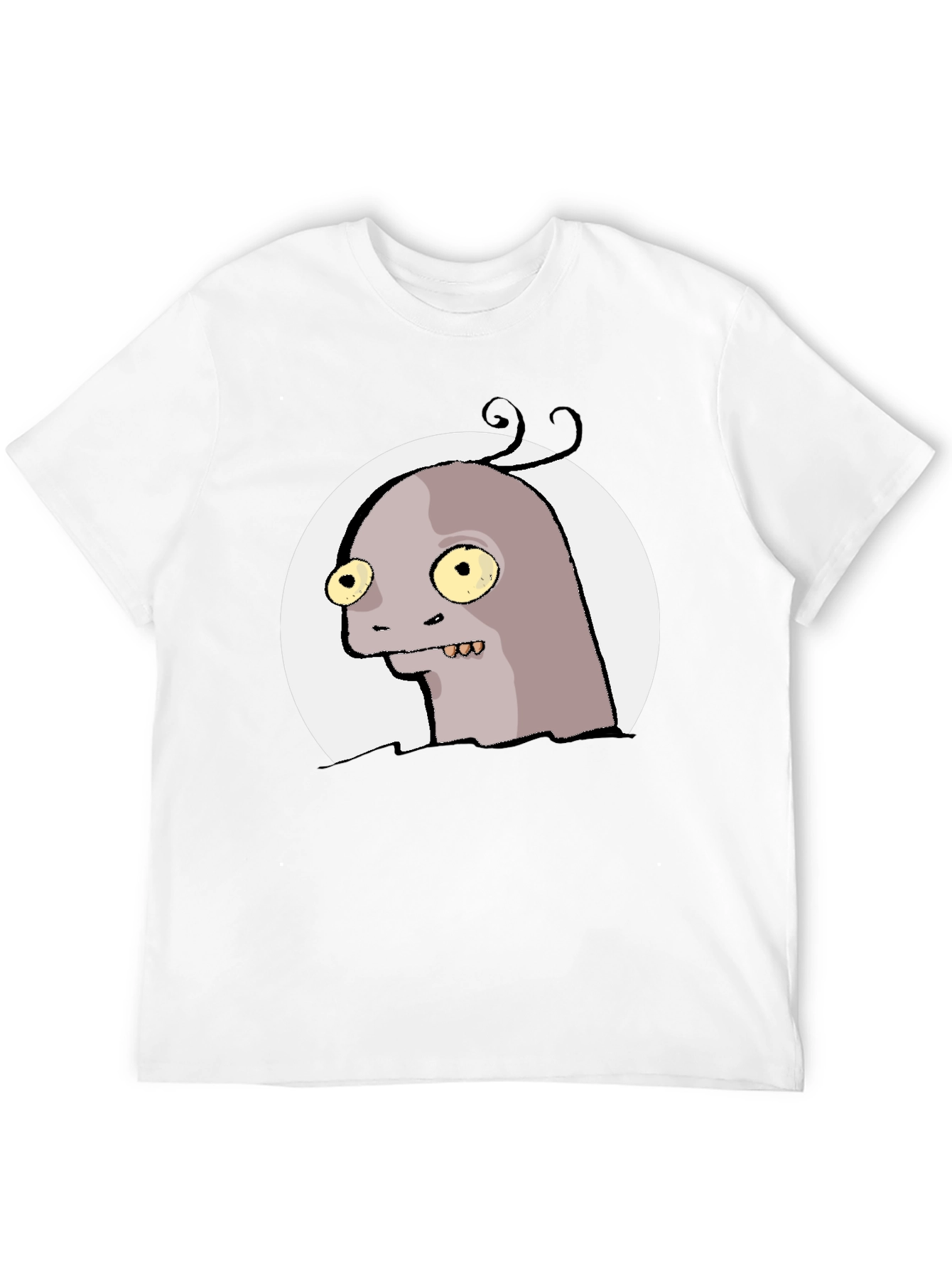 Funny Monster Graphic Tee - Black T-Shirt