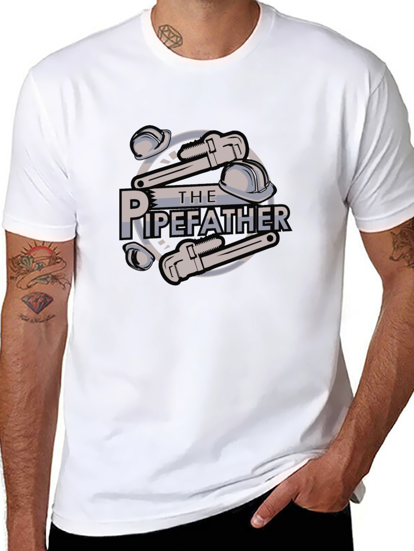 Pipefather T-Shirt - Plumber Dad Tee