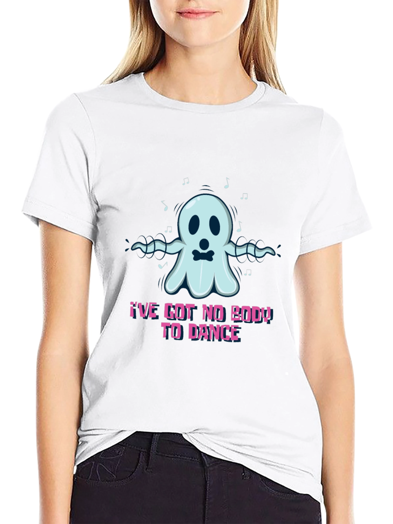 Humorous Halloween Ghost Dance T-Shirt