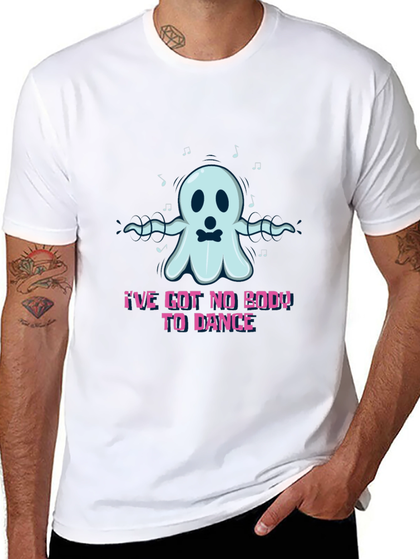 Humorous Halloween Ghost Dance T-Shirt