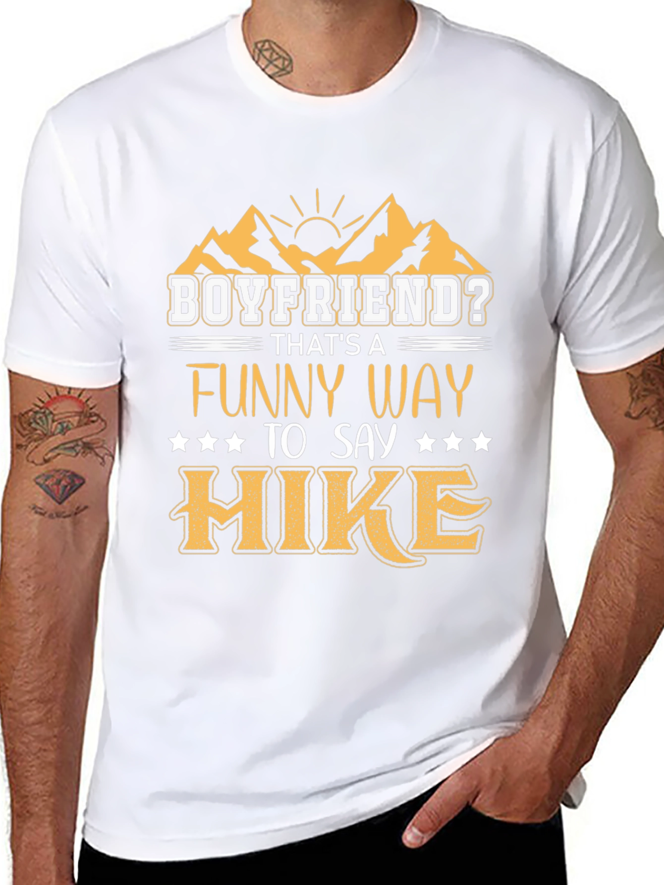Boyfriend Hiking T-Shirt - Funny Hike Tee