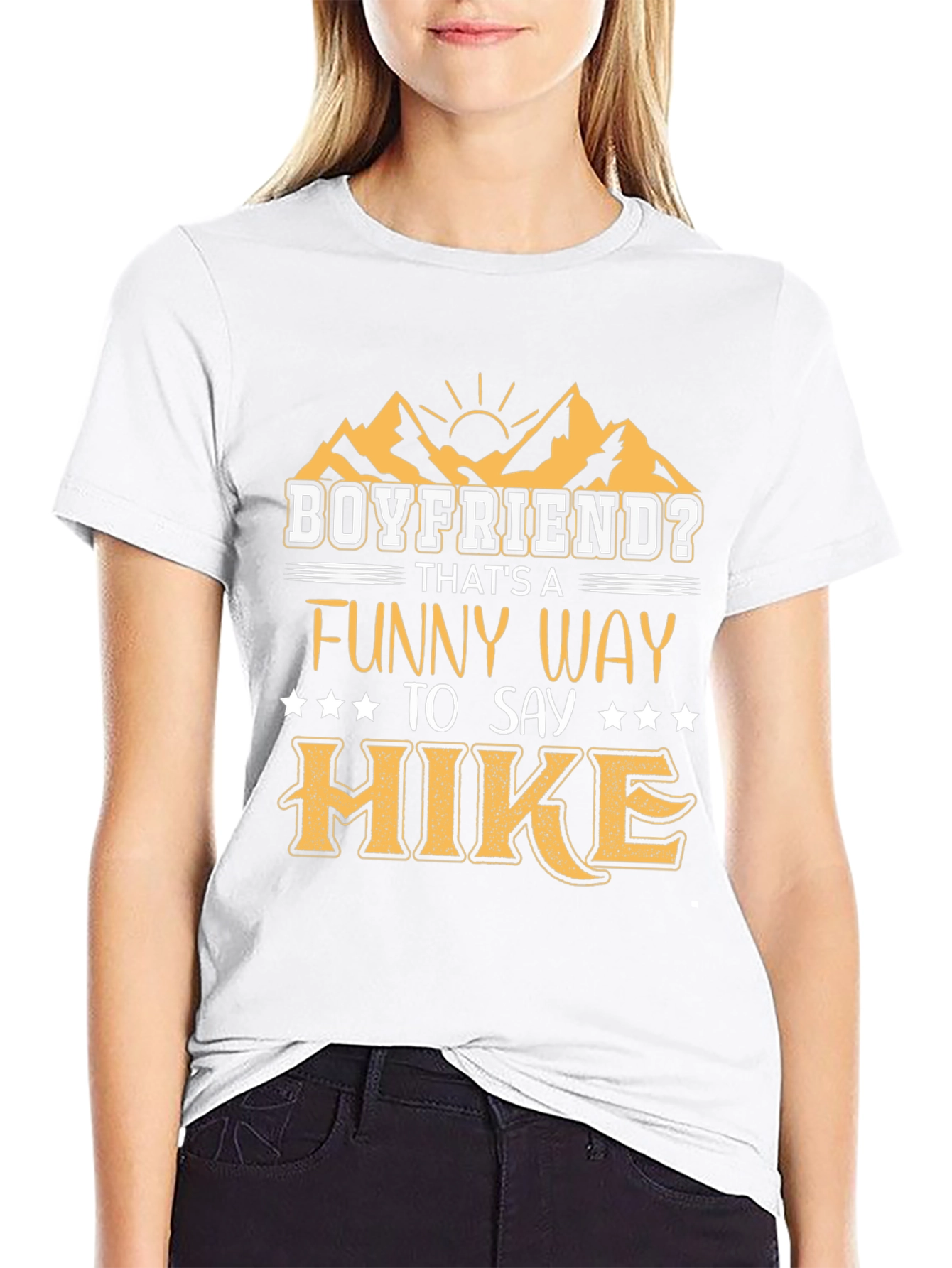 Boyfriend Hiking T-Shirt - Funny Hike Tee