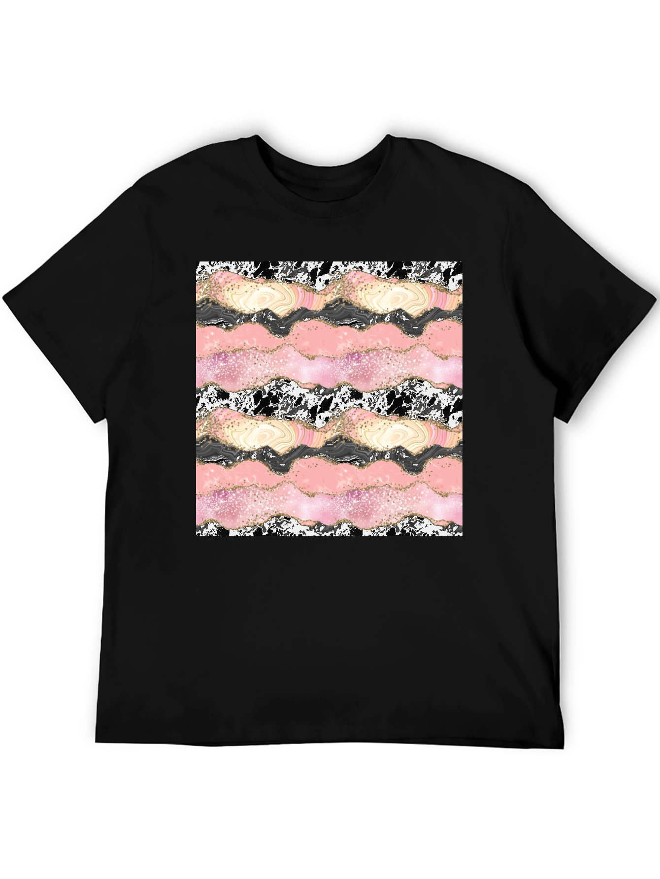Abstract Agate Slice Graphic Tee