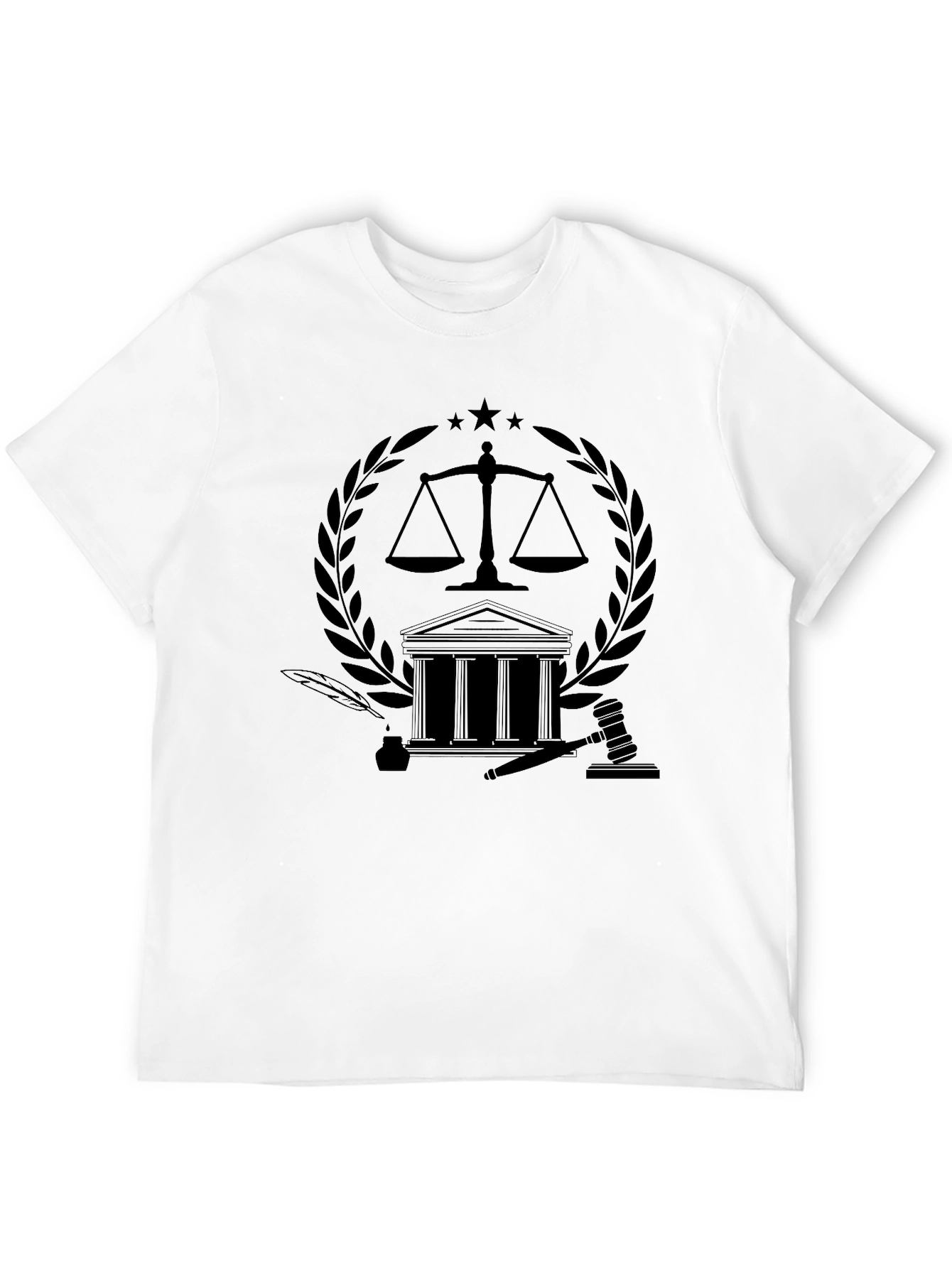 Scales of Justice Graphic T-Shirt