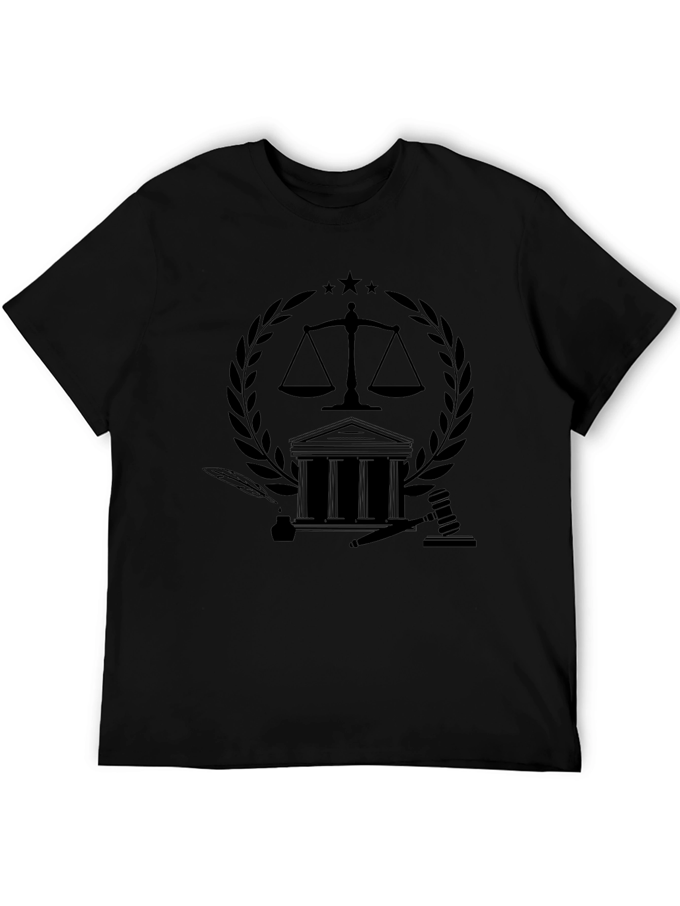 Scales of Justice Graphic T-Shirt