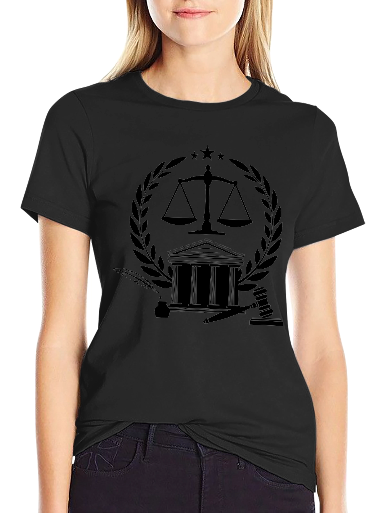 Scales of Justice Graphic T-Shirt