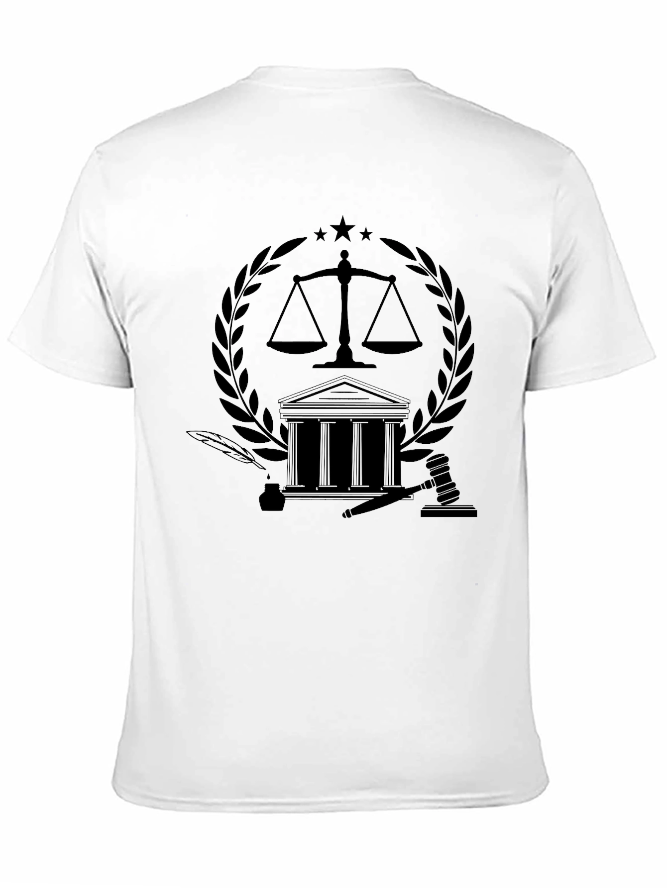 Scales of Justice Graphic T-Shirt