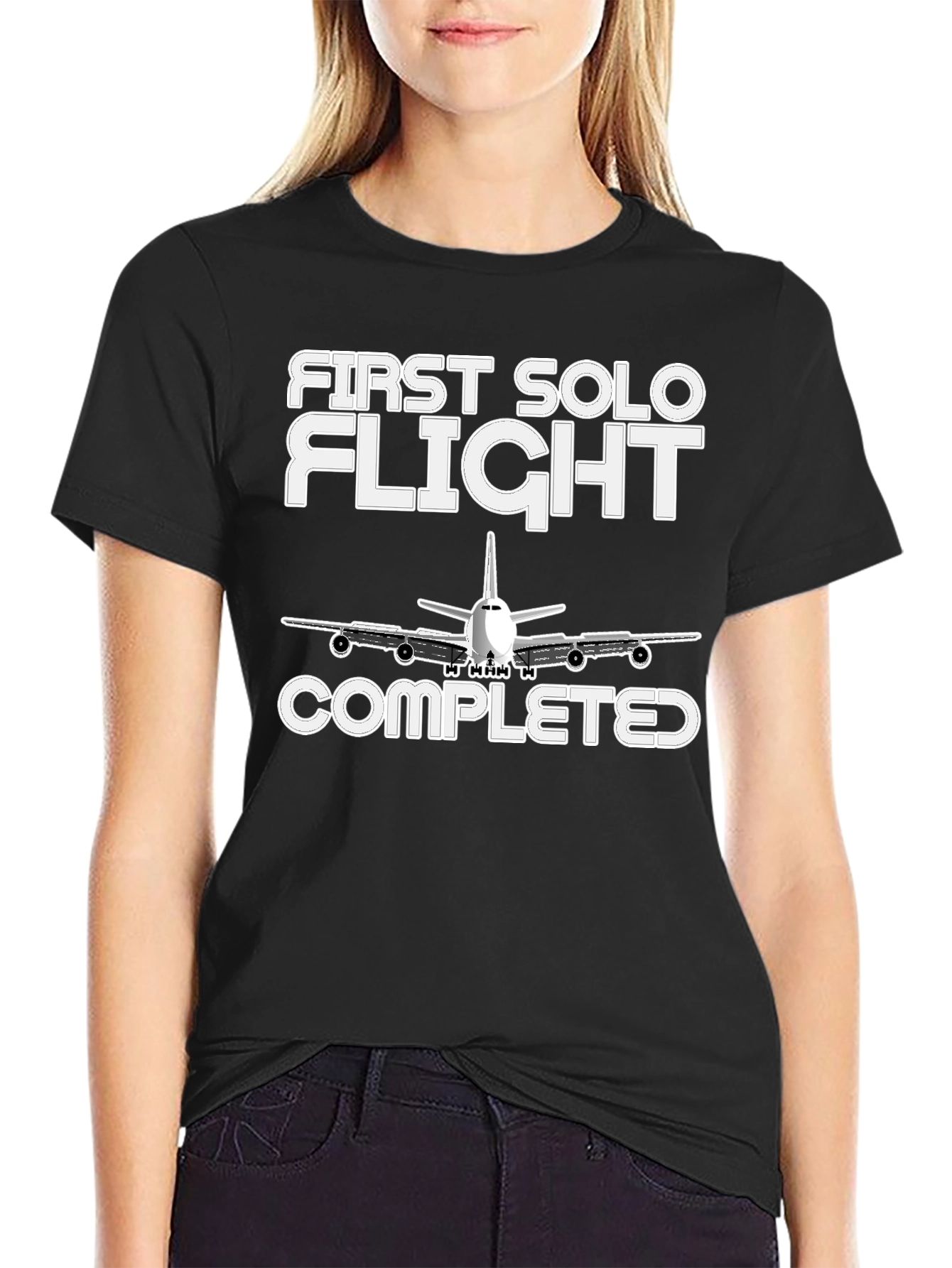 First Solo Flight Completed Graphic Tee