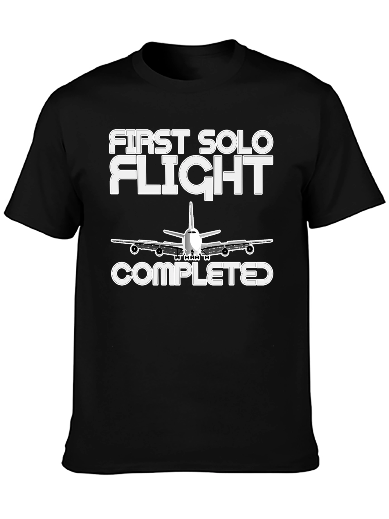 First Solo Flight Completed Graphic Tee