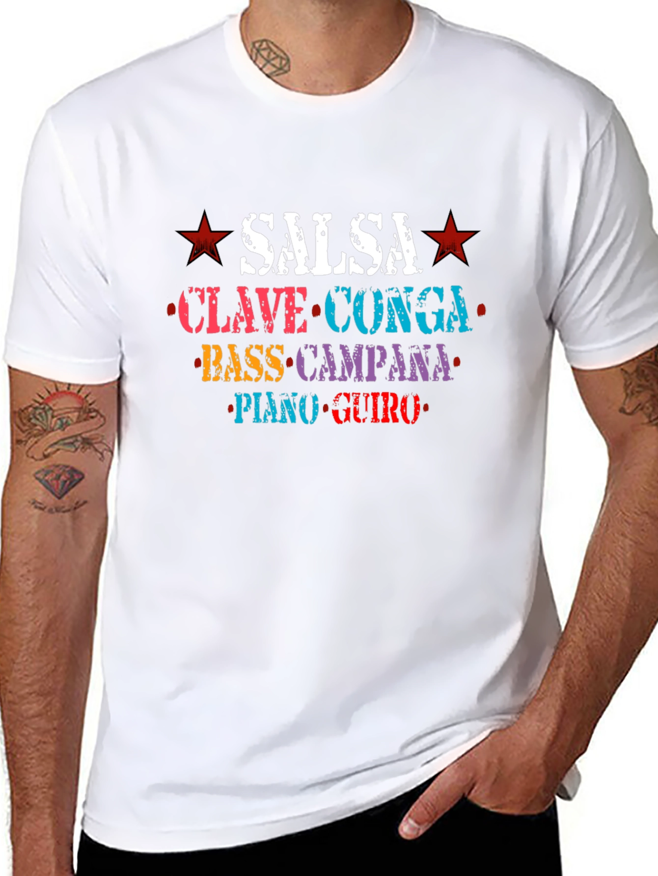Salsa Music Lover T-Shirt: Clave Conga Rhythm Tee