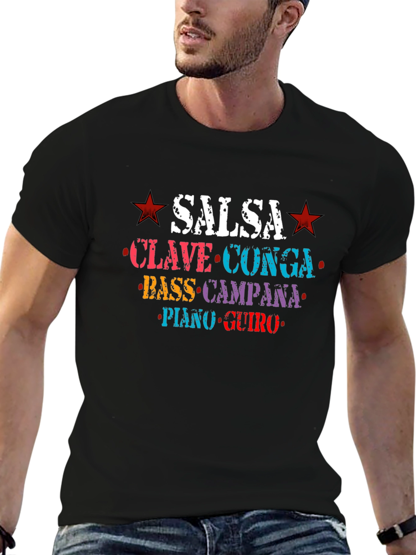 Salsa Music Lover T-Shirt: Clave Conga Rhythm Tee