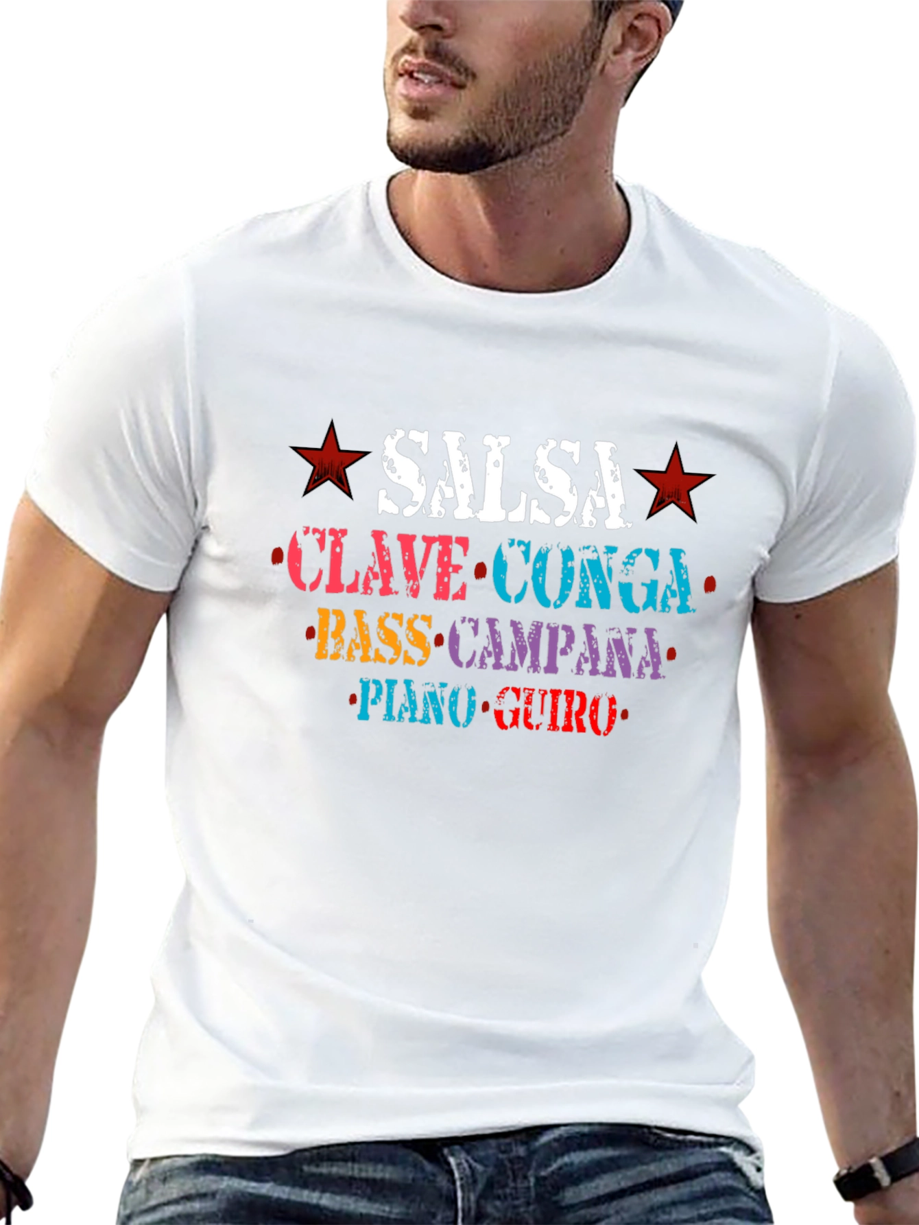 Salsa Music Lover T-Shirt: Clave Conga Rhythm Tee