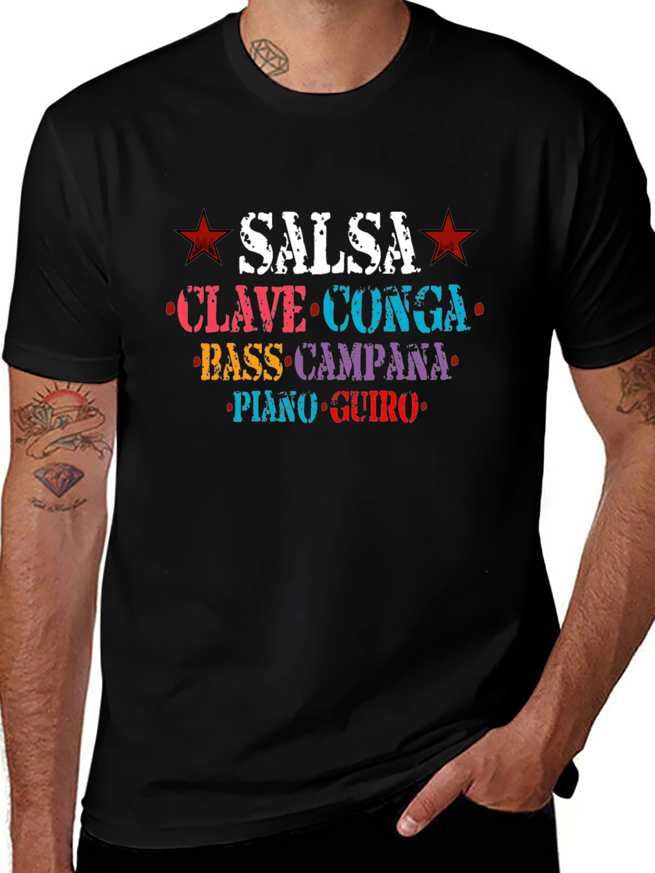 Salsa Music Lover T-Shirt: Clave Conga Rhythm Tee