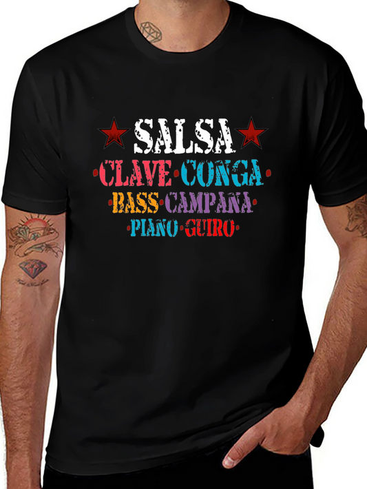 Salsa Music Lover T-Shirt: Clave Conga Rhythm Tee