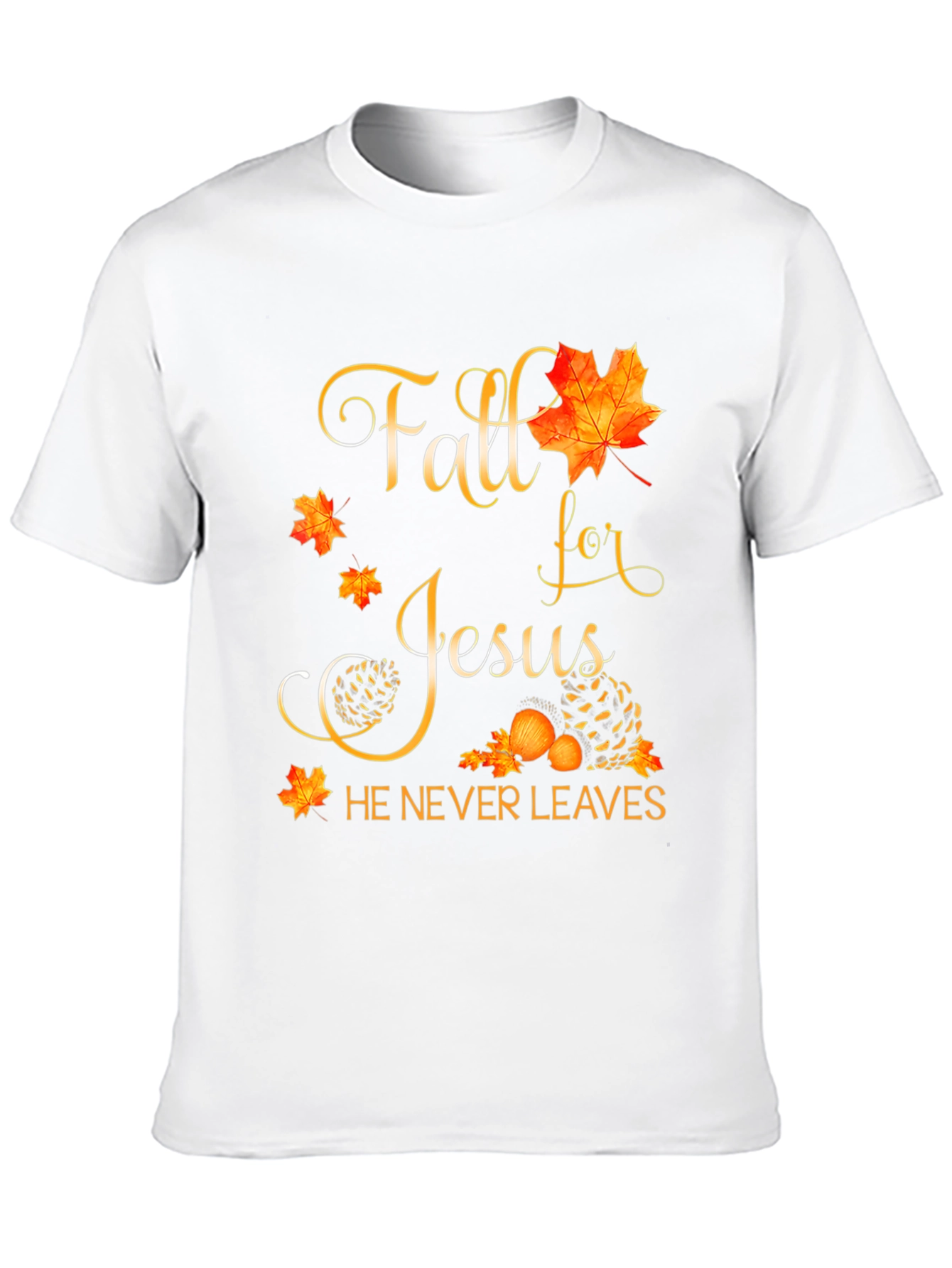 Fall for Jesus Black T-Shirt