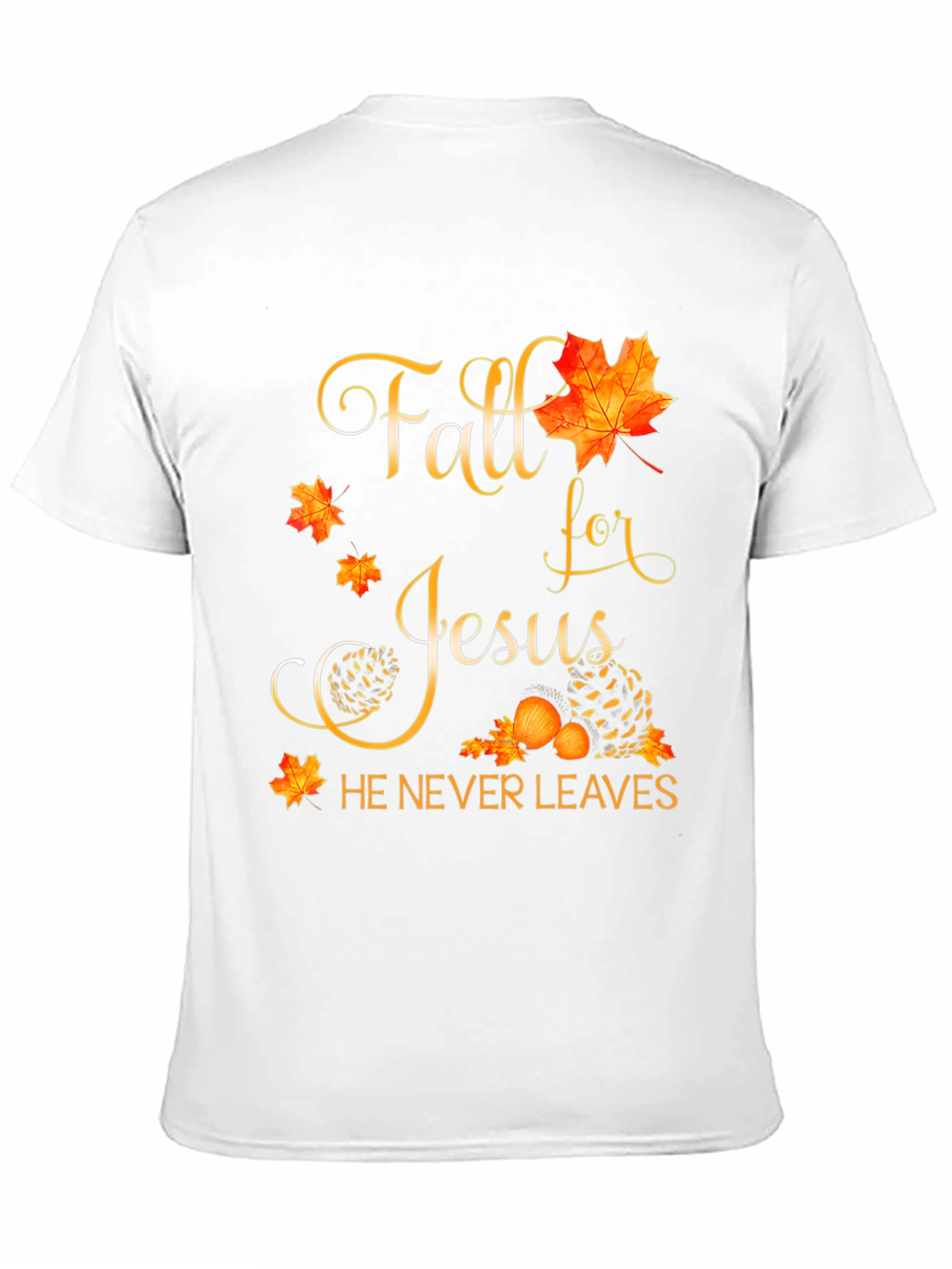 Fall for Jesus Black T-Shirt