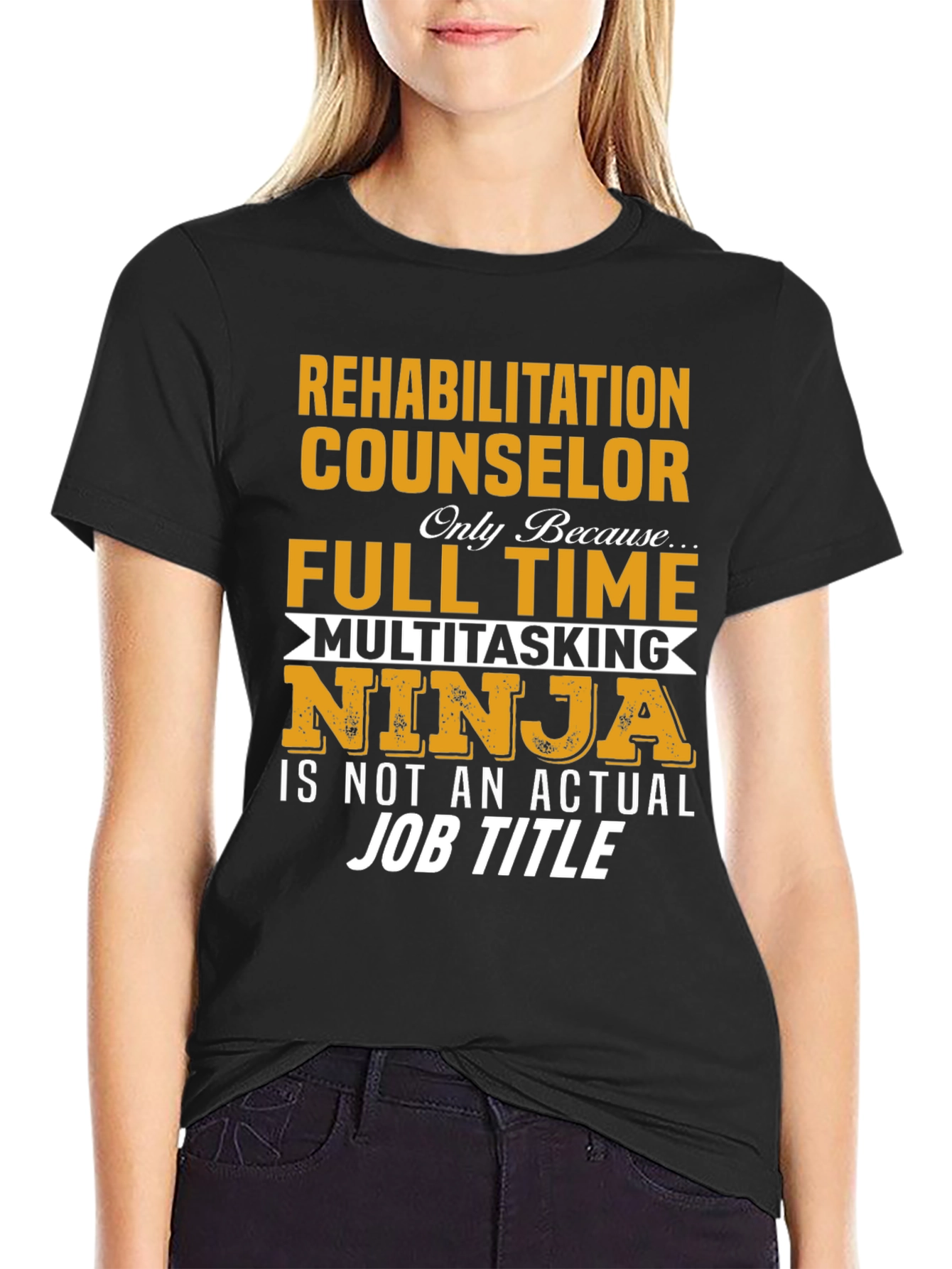 Rehabilitation Counselor Ninja T-Shirt