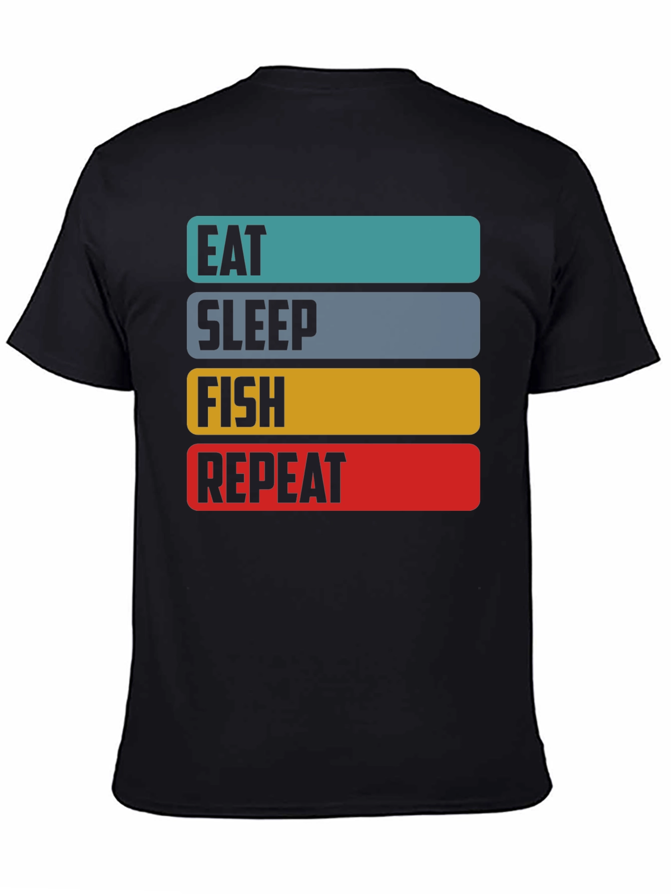 Eat Sleep Fish Repeat T-Shirt - Angler Gift