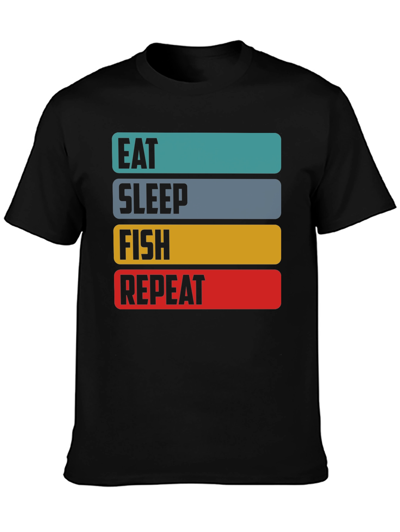 Eat Sleep Fish Repeat T-Shirt - Angler Gift