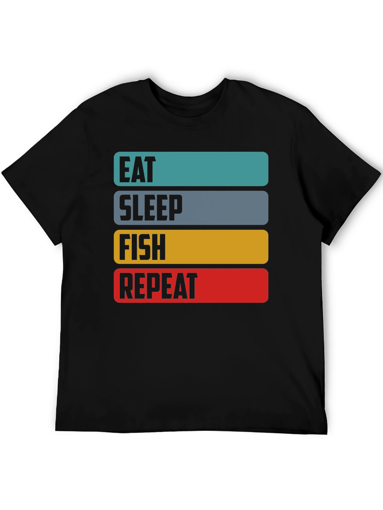 Eat Sleep Fish Repeat T-Shirt - Angler Gift