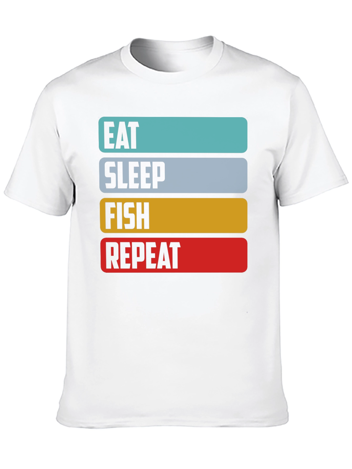 Eat Sleep Fish Repeat T-Shirt - Angler Gift