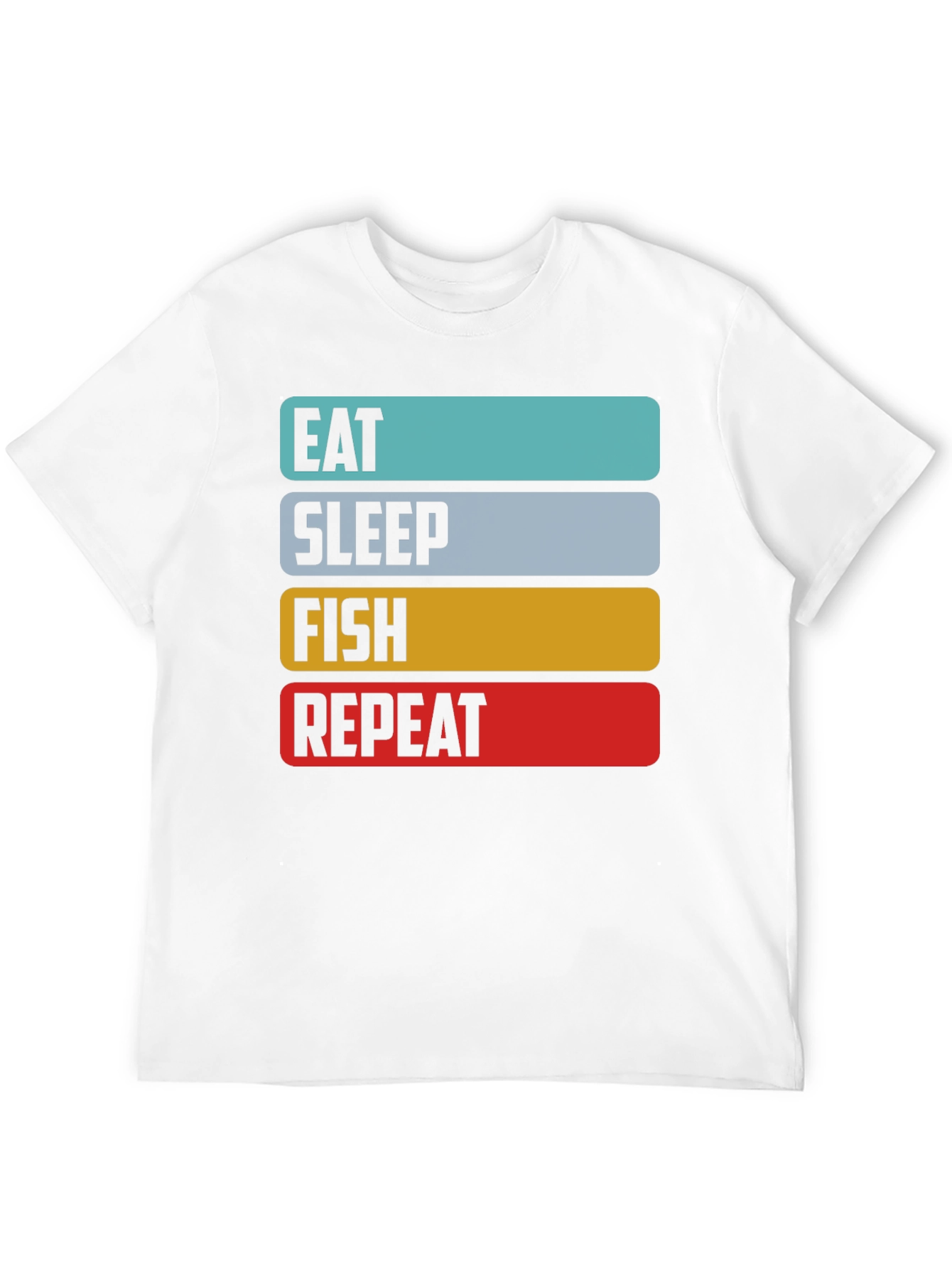 Eat Sleep Fish Repeat T-Shirt - Angler Gift