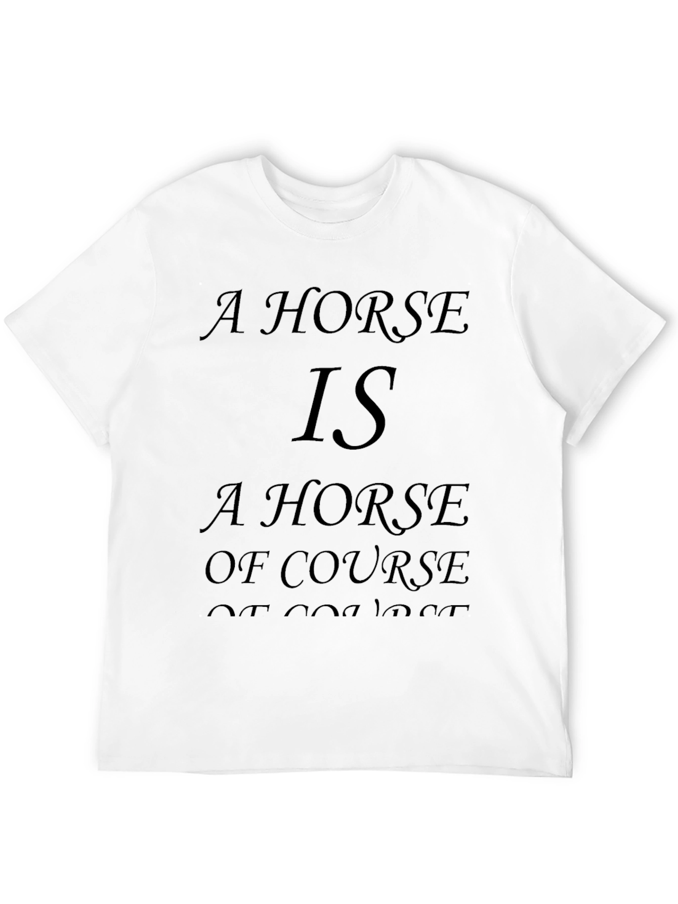 Horse Is A Horse T-Shirt