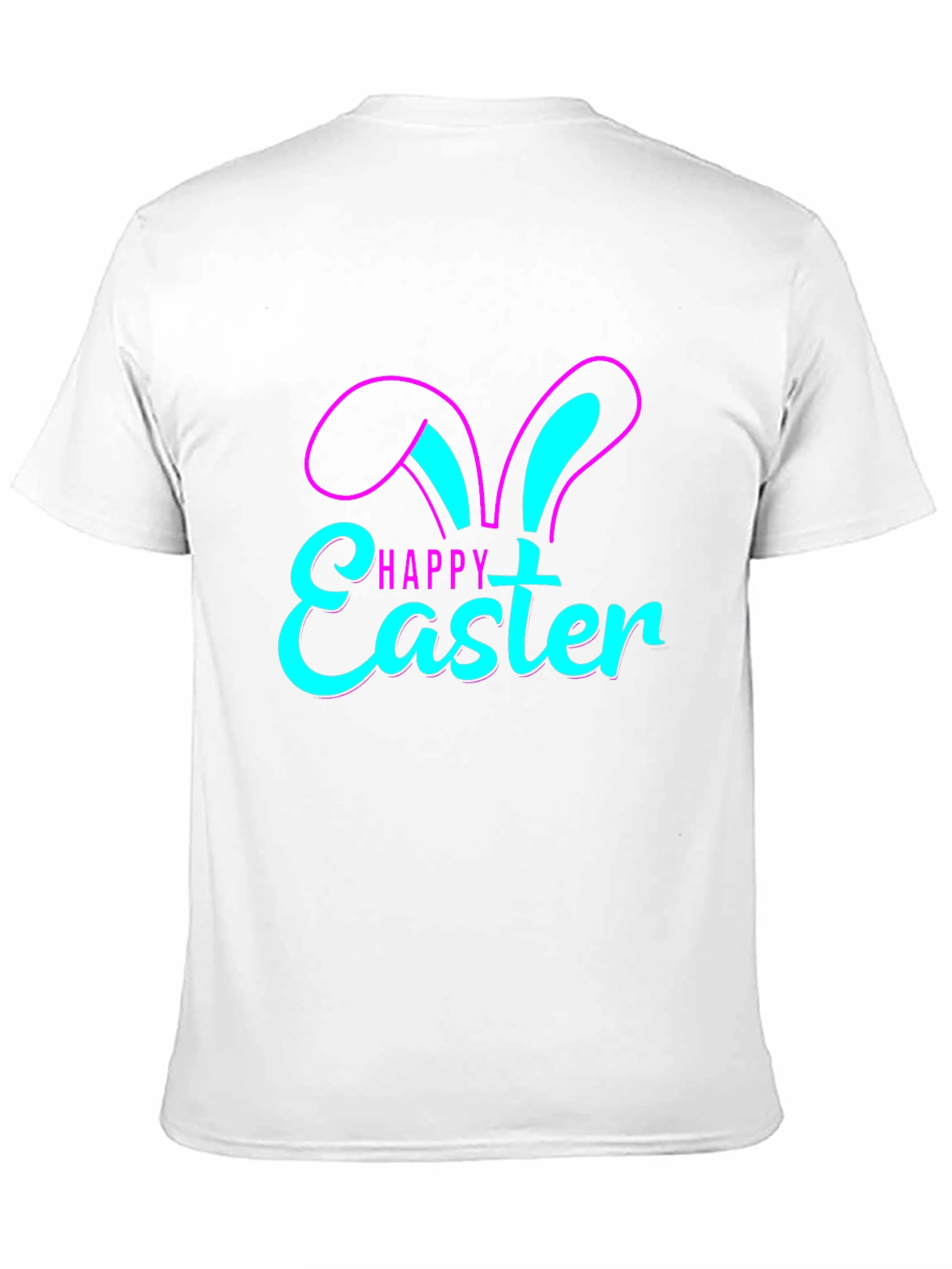 Happy Easter Bunny Ears Graphic T-Shirt
